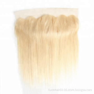 Top Quality Beauty Products 613 Color Brazilian Hair Lace Frontal 13 By 4 100% Unprocessed Virgin Human Hair Transparent Lace